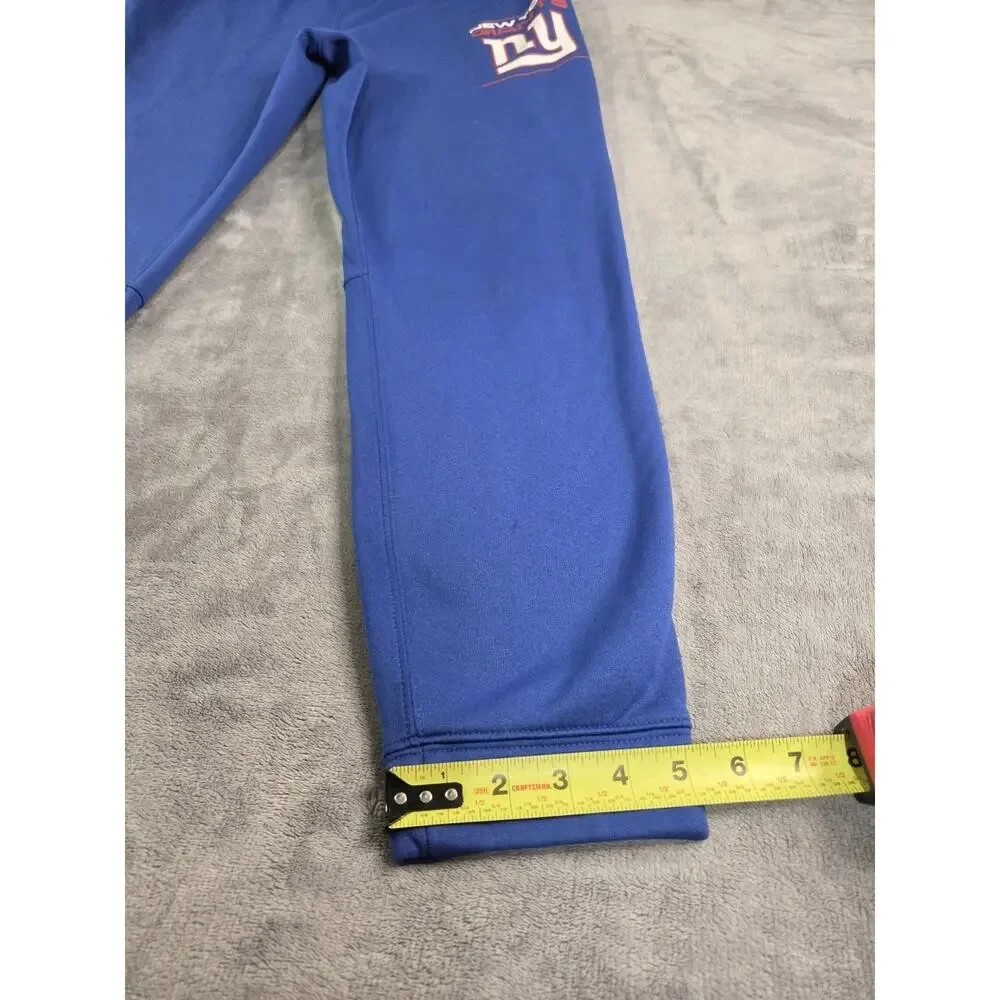 Nike NFL New York Giants Dri-Fit OnField Size L 14/16 Boys Sweatpants Blue C38